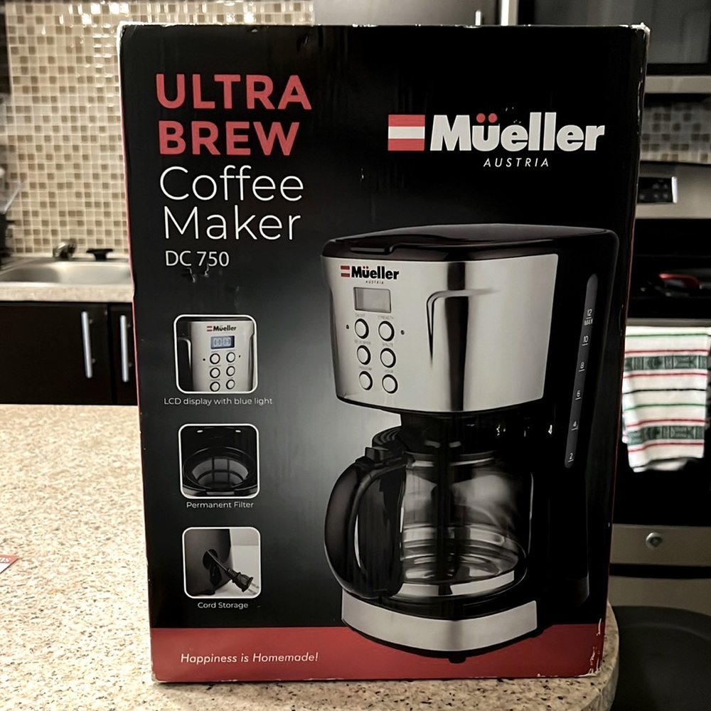 NIB Mueller Ultra Brew Coffee Maker